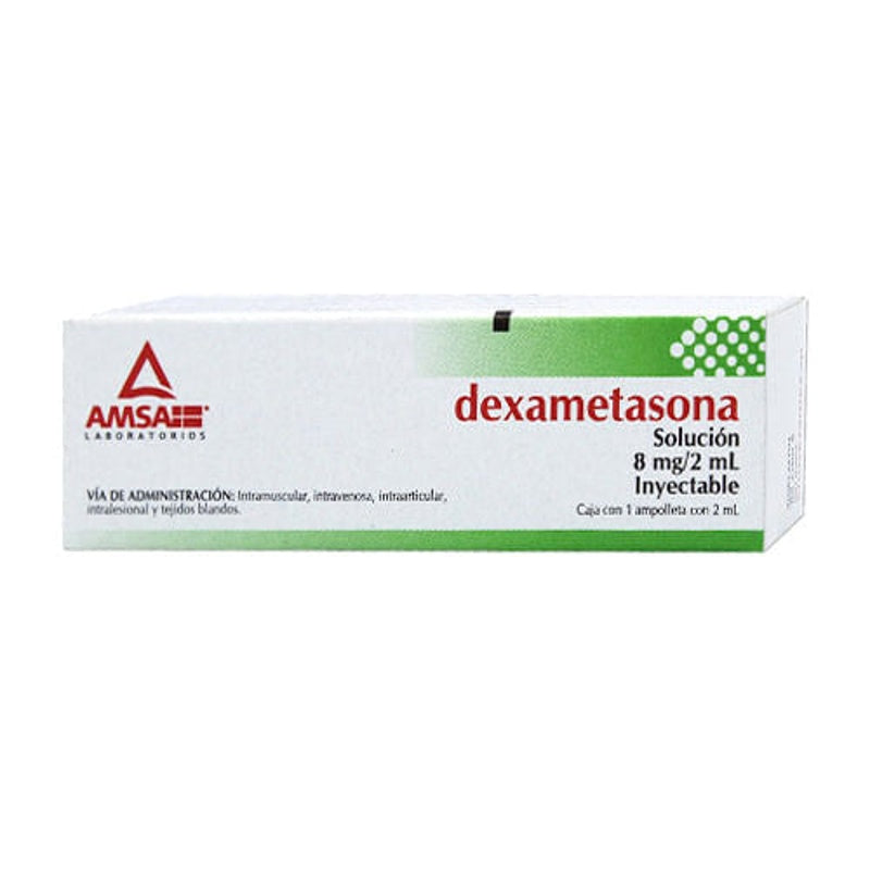 Dexametasona 8 Mg / 2 Ml 2 Ml 1 Ampulas Amsa