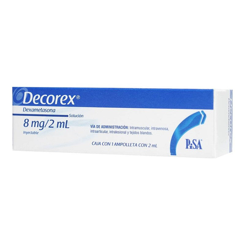 Dexametasona 8 Mg 2 Ml 2 Ml 1 Ampulas Decorex 7501125163463 4