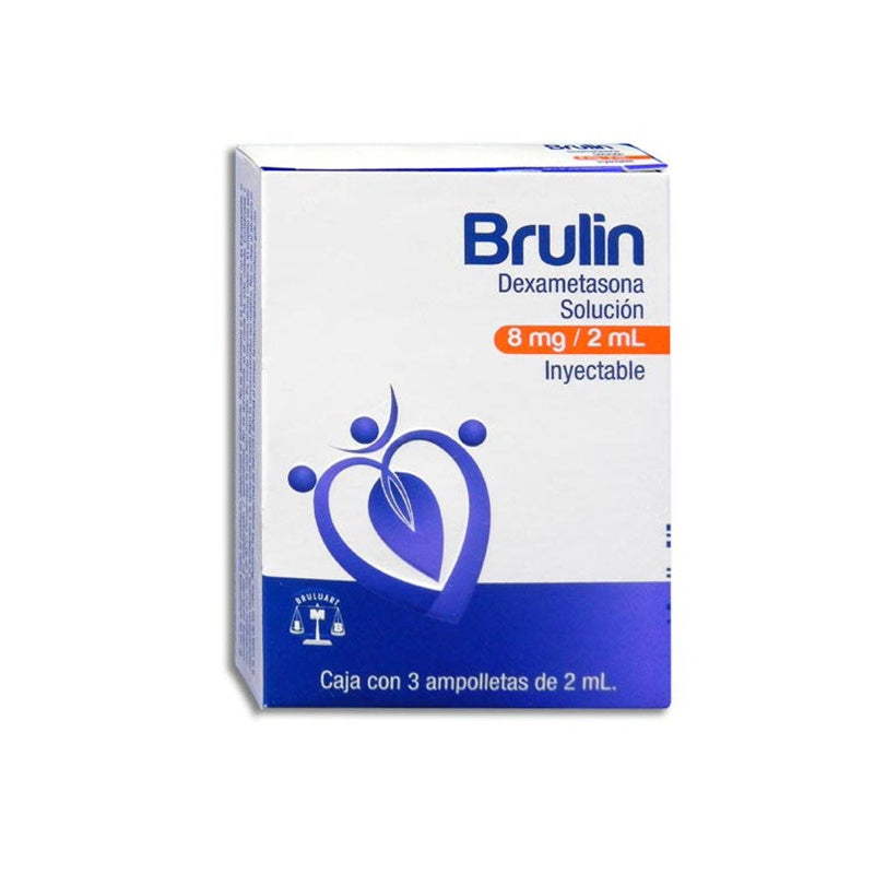 Dexametasona 8 Mg / 2 Ml 2 Ml 3 Frasco ímpula Brulin