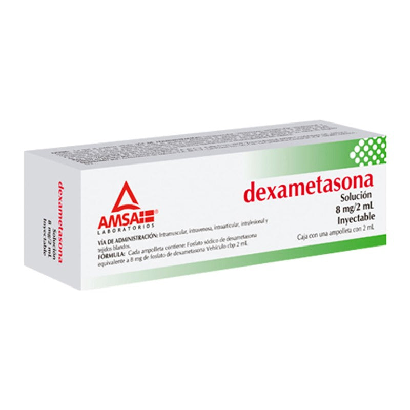Dexametasona 8 Mg  2 Ml 2 Ml Ampulas Salucom 7501125175404 3