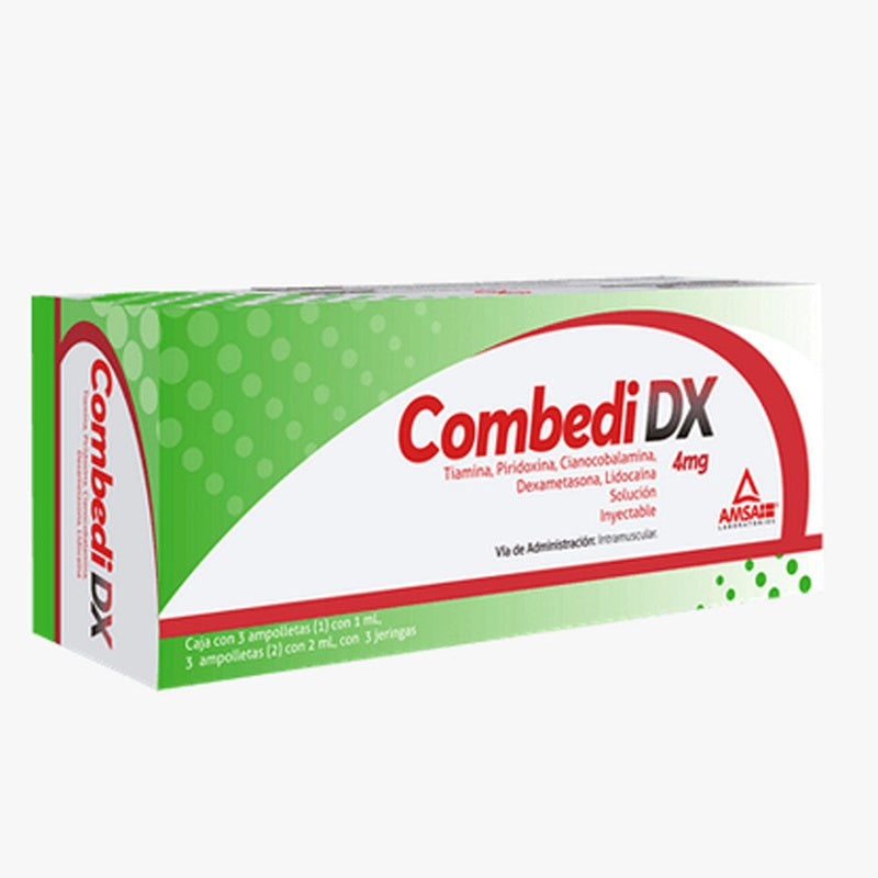 Dexametasona / Complejo B 3X2 Ml 3X1 Ml Ampulas Combedi Dx 7501349029613