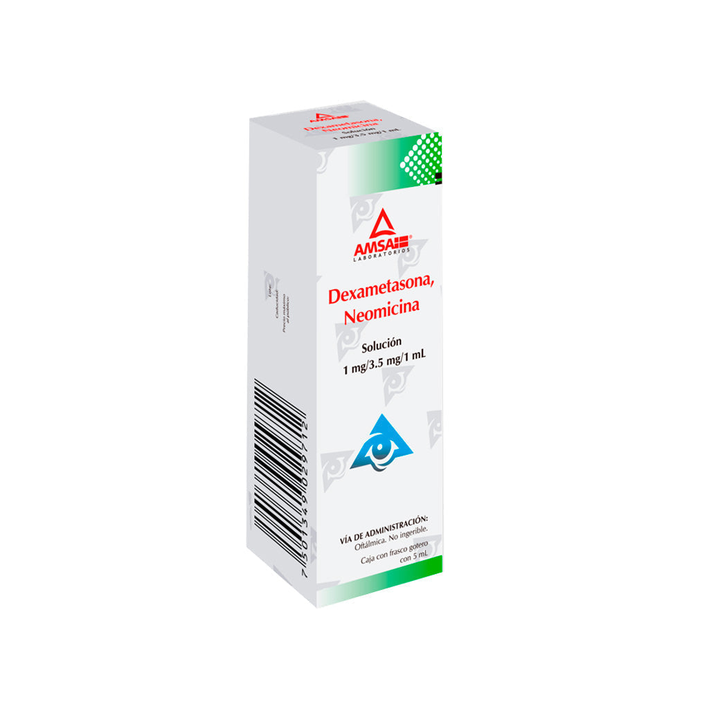 Neomicina / Dexametasona 3.5 / 1 Mg / Ml 5 Ml Naranja Gotas Amsa 7501349029712