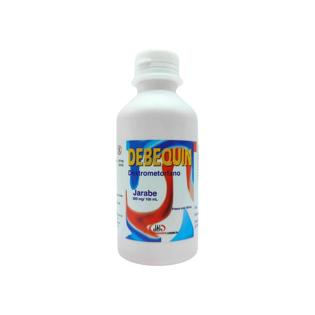 Dextrometorfano 300 Mg 120 Ml Jarabe Debequin Spl 7501825300076