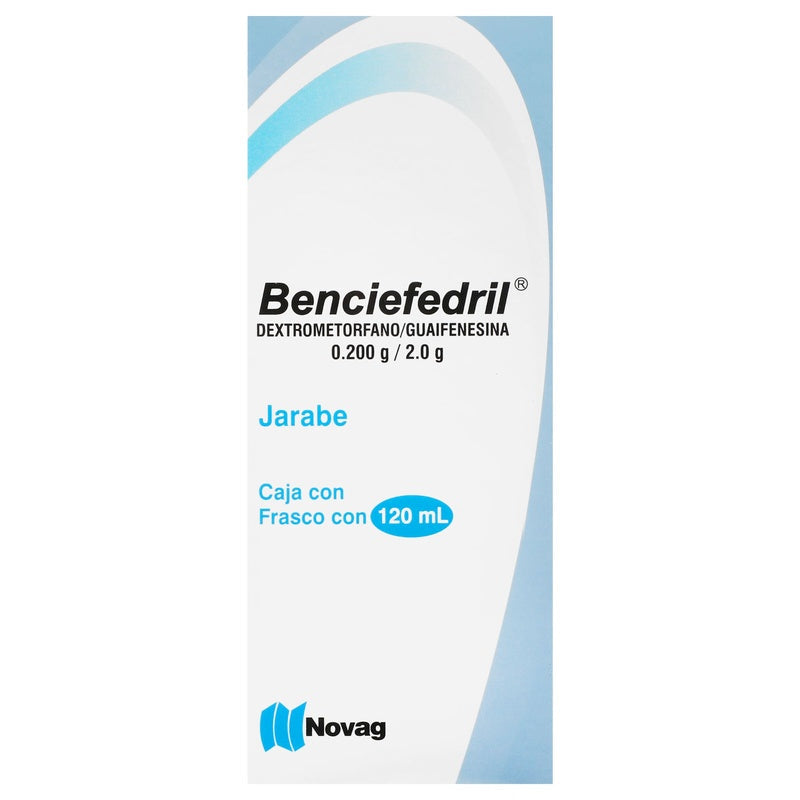 Dextrometorfano / Guaifenesina 10 / 100 Mg / 5 Ml 120 Ml Jarabe Benciefedril 7501075710465