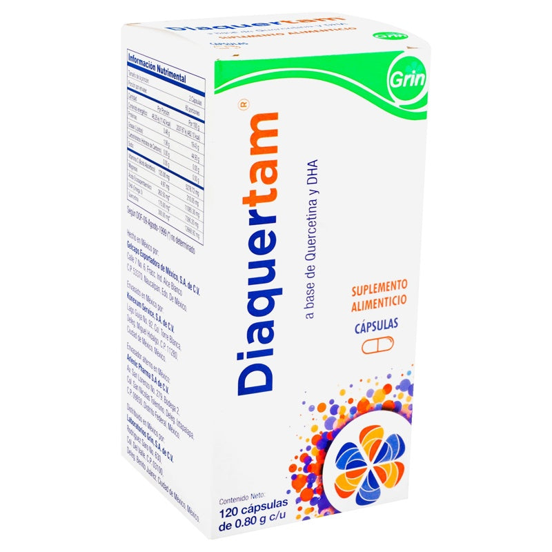 Diaquertam Suplemento Alimenticio 120Capsulas