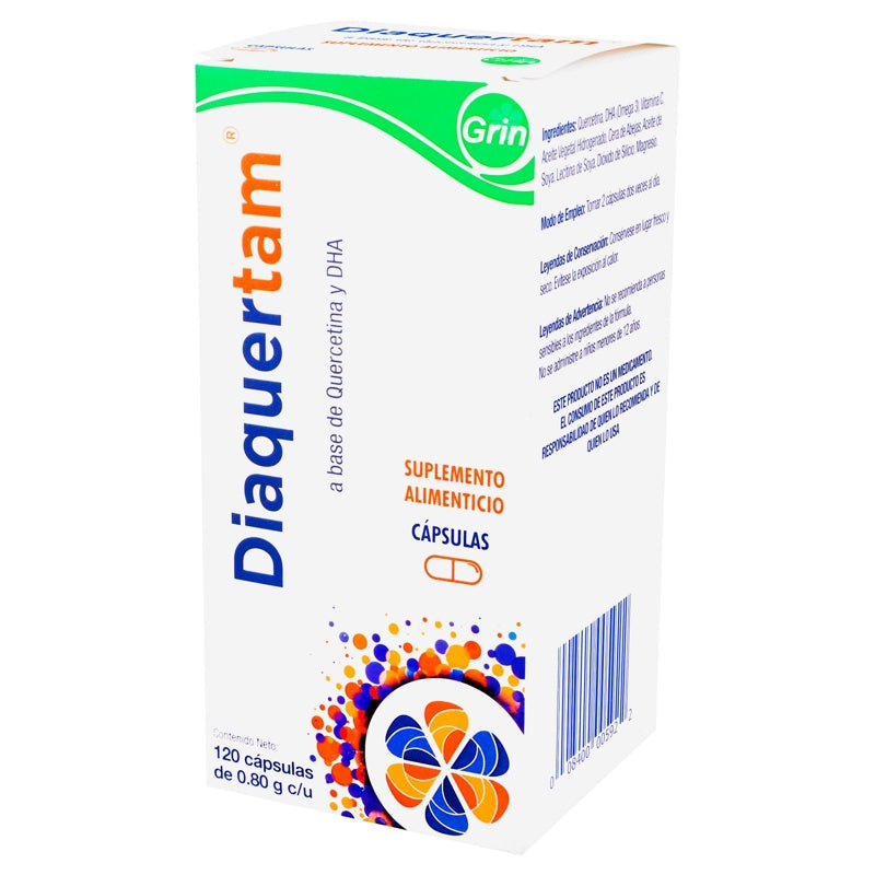 Diaquertam Suplemento Alimenticio 120Capsulas