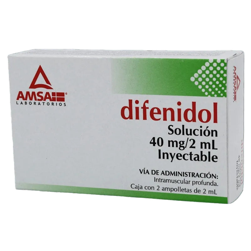 Difenidol 40 Mg / 2 Ml 2 Ml 2 Ampulas Amsa