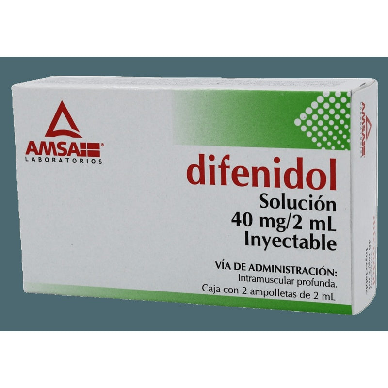 Difenidol 40 Mg / 2 Ml 2 Ml 2 Ampulas Amsa