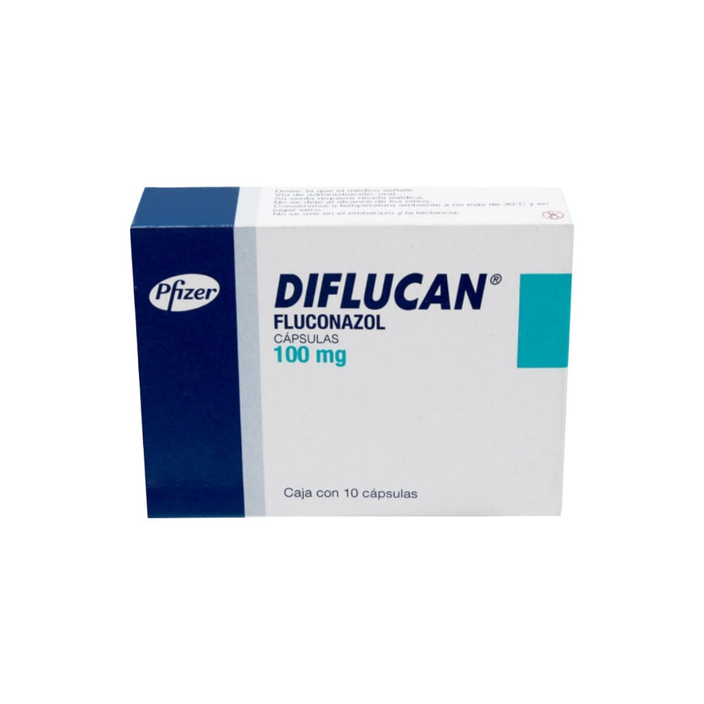 Diflucan 100 Mg Con 10 Capsulas 7501287686428