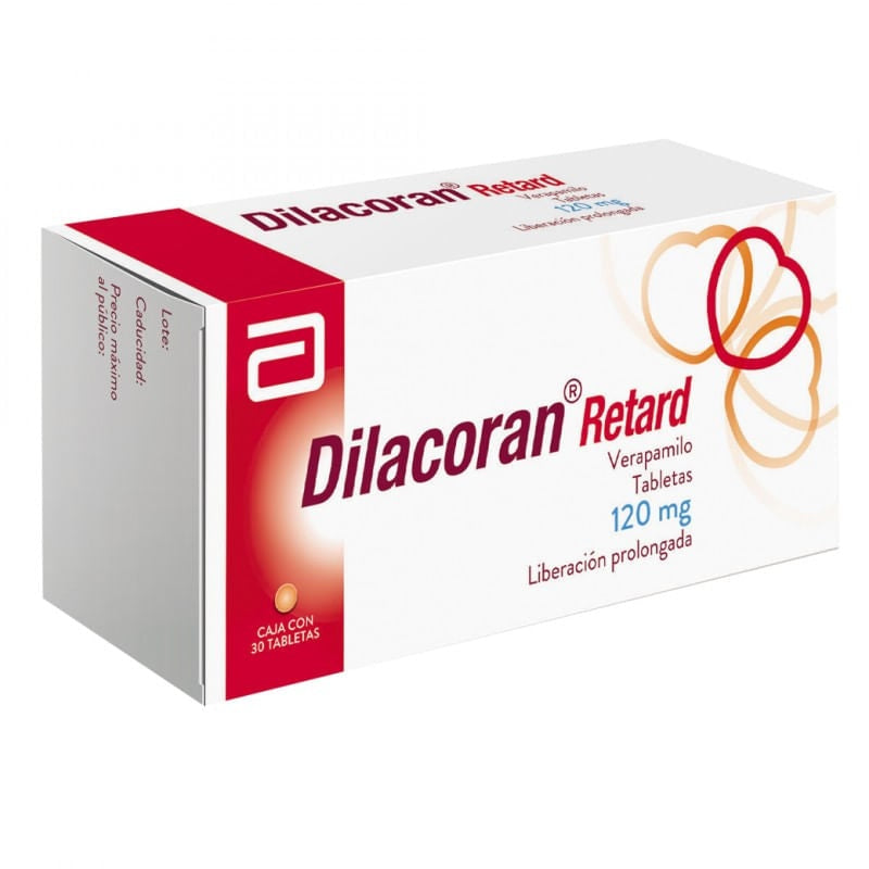 Dilacoran Retard 120 Mg Con 30 Tabletas