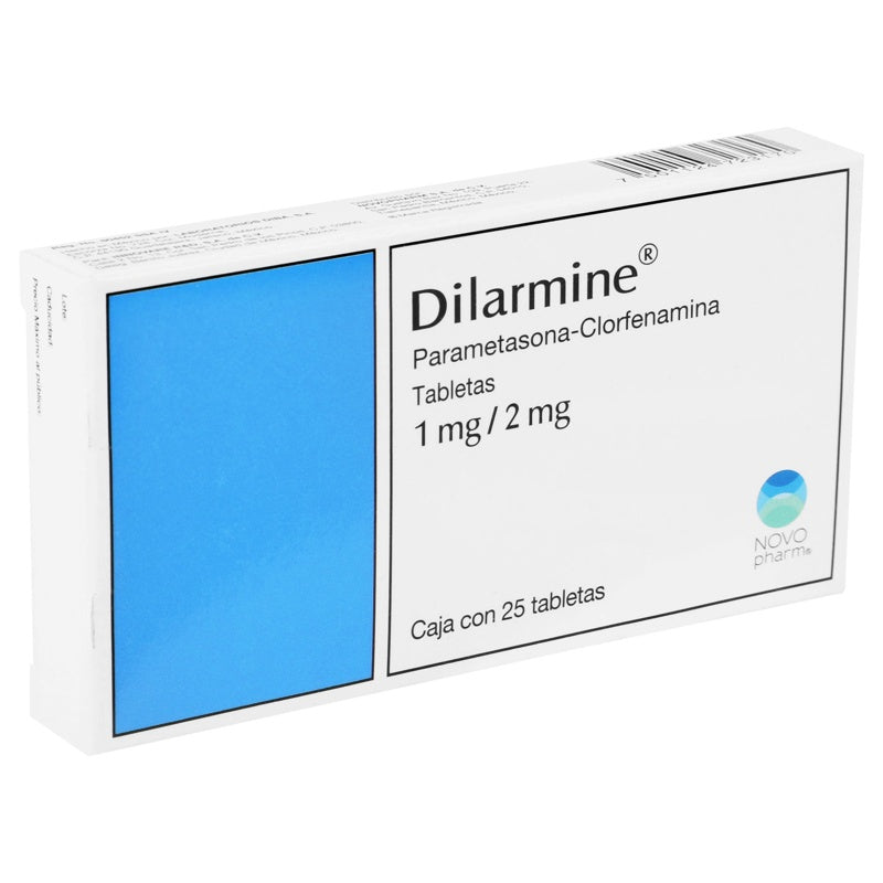 Dilarmine 1 / 2 Mg Con 25 Tabletas