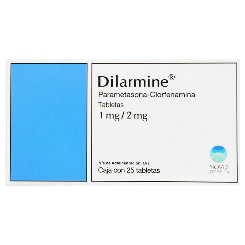 Dilarmine 1 / 2 Mg Con 25 Tabletas
