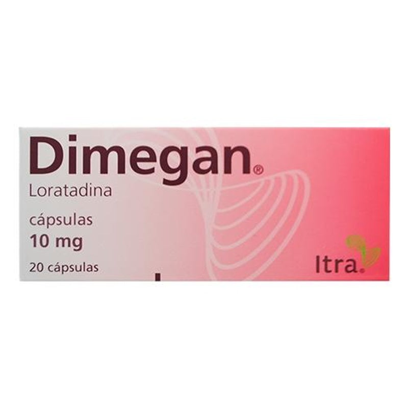 Dimegan 10 Mg Con 20 Capsulas