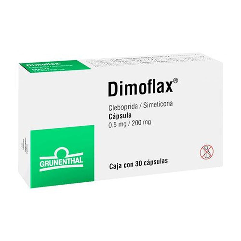 Dimoflax 0.5 / 200 Mg Con 30 Capsulas