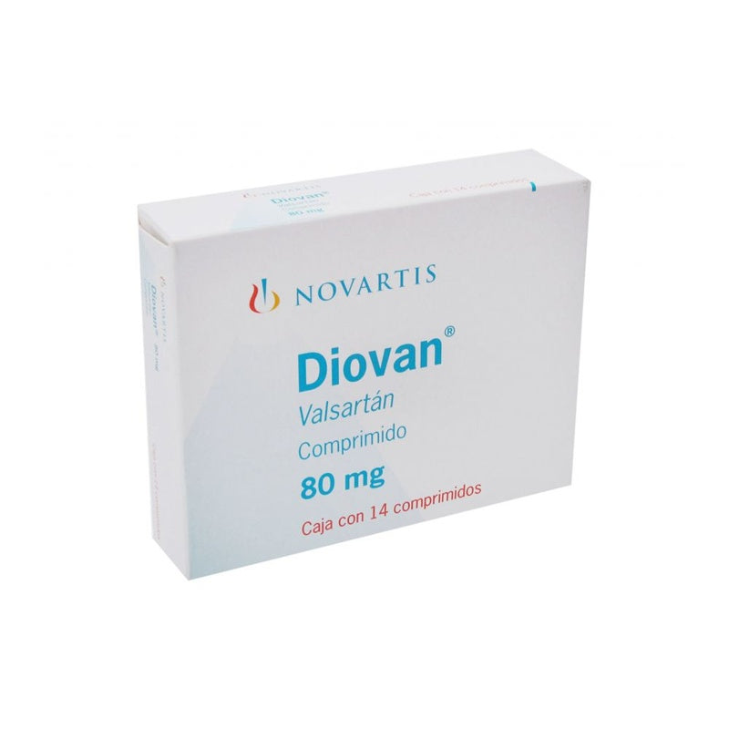 Diovan 80 Mg Con 14 Tabletas