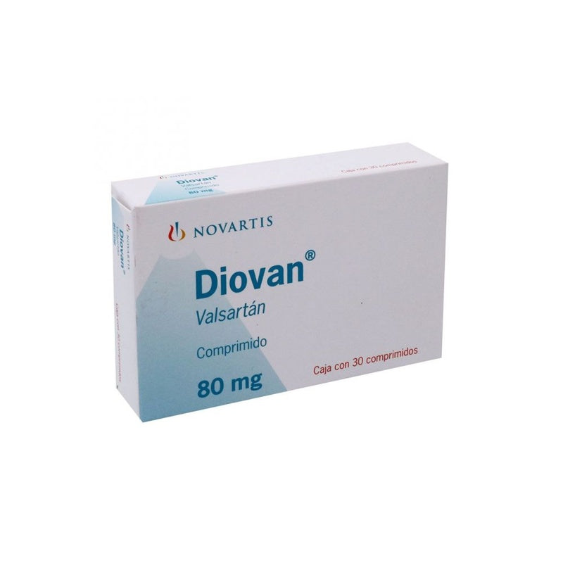 Diovan 80 Mg Con 30 Comprimidos