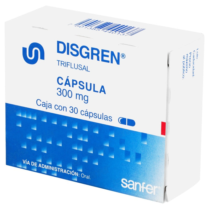 Disgren 300 Mg Con 30 Capsulas