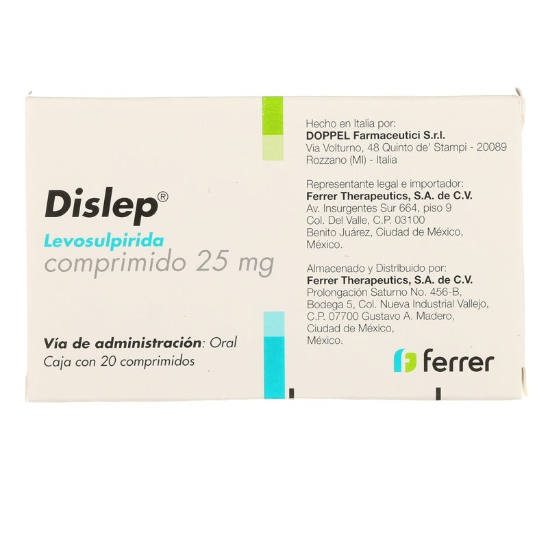 Dislep 25 Mg 20 Comp