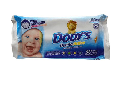 Dodys Toallitas Limpiadoras Dermo Active Con 30 7502221010798