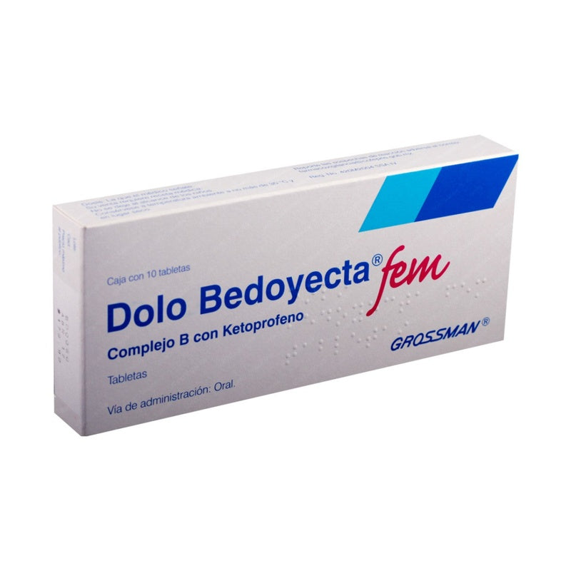 Dolo Bedoyecta Fem 10 Tabletas