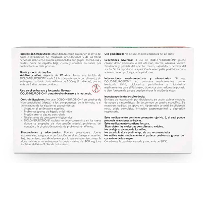 Dolo Neurobion 10 Tabletas