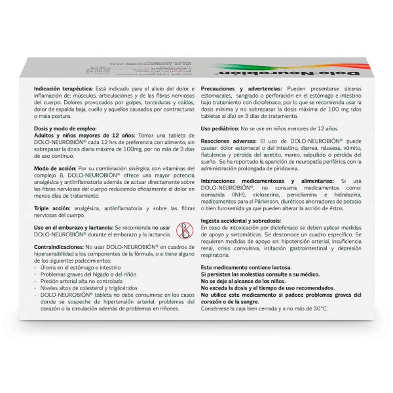 Dolo Neurobion 20 Tabletas