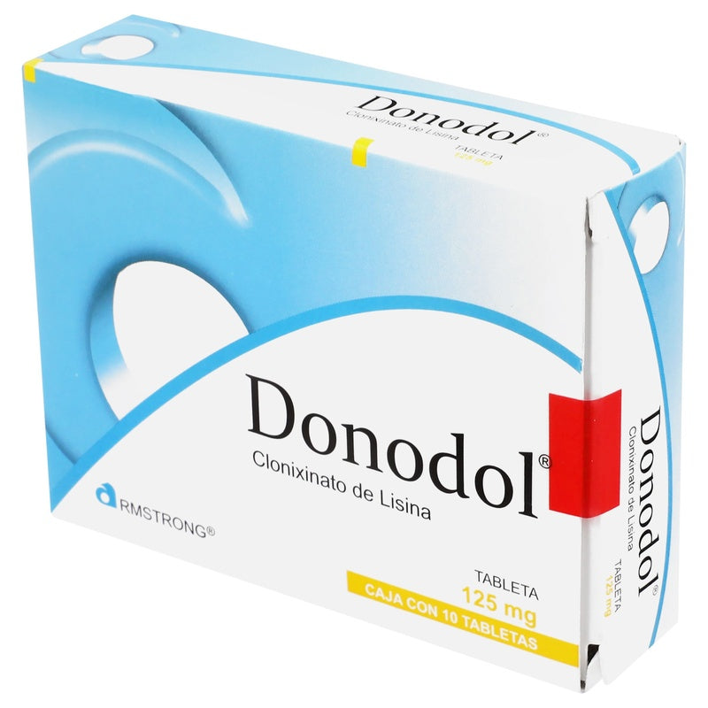 Donodol 125 Mg Con 10 Tabletas 7501089808219 perfil 3