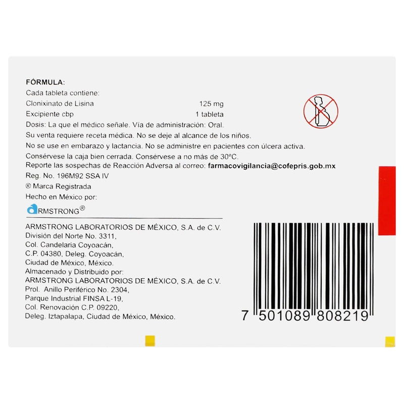 Donodol 125 Mg Con 10 Tabletas 7501089808219 perfil 5