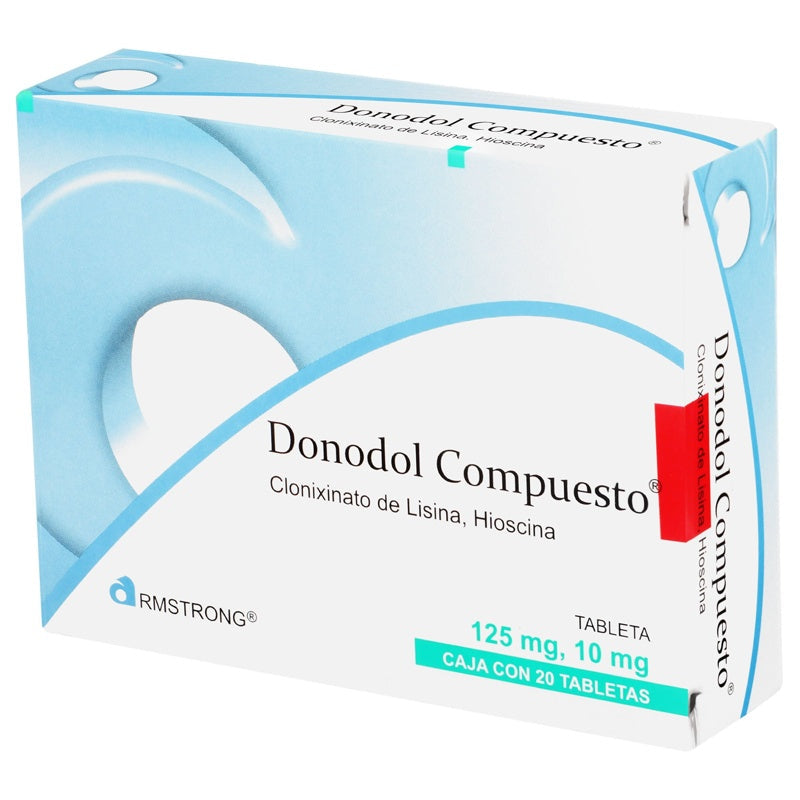 Donodol Compuesto 125 Mg Con 20 Tabletas