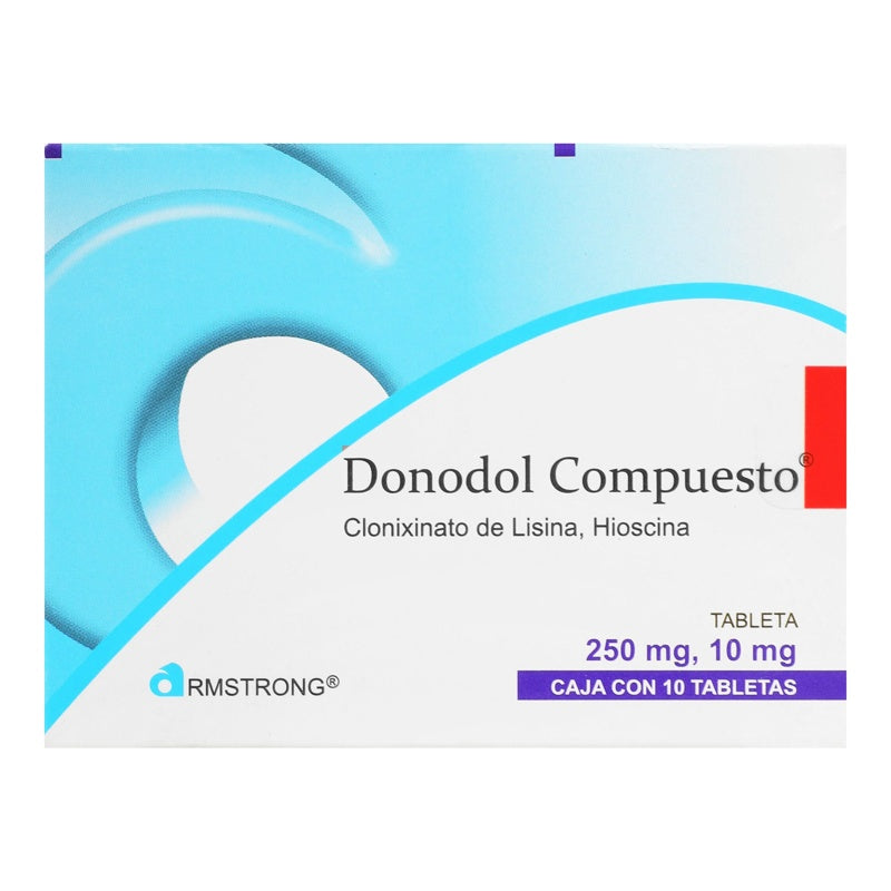 Donodol Compuesto 250 Mg Con 10 Tabletas