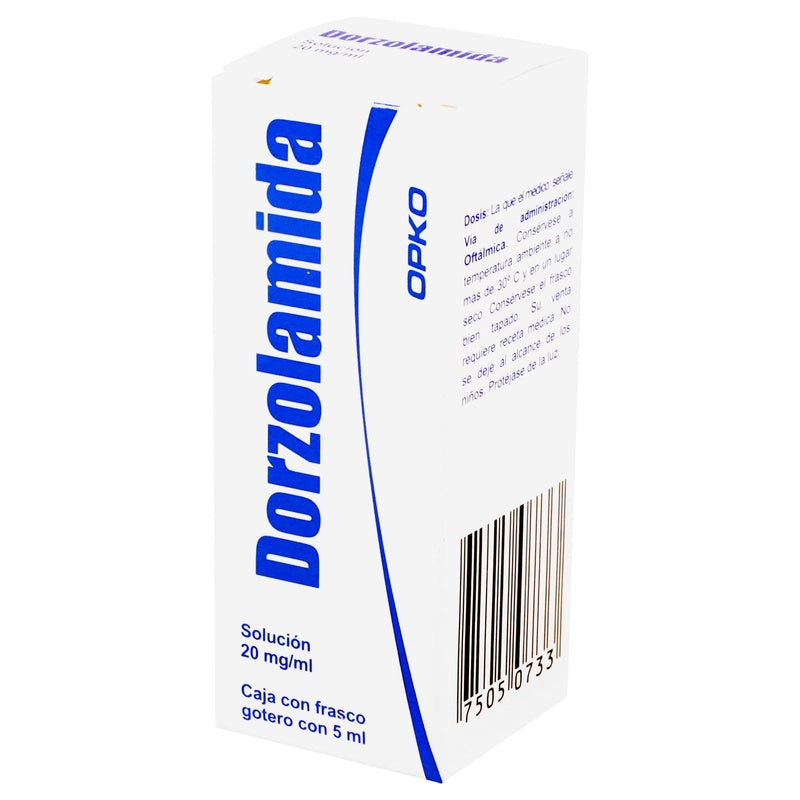 Dorzolamida 20 Mg / Ml 5 Ml Naranja Gotas Opko 0739 75050733 perfil 4