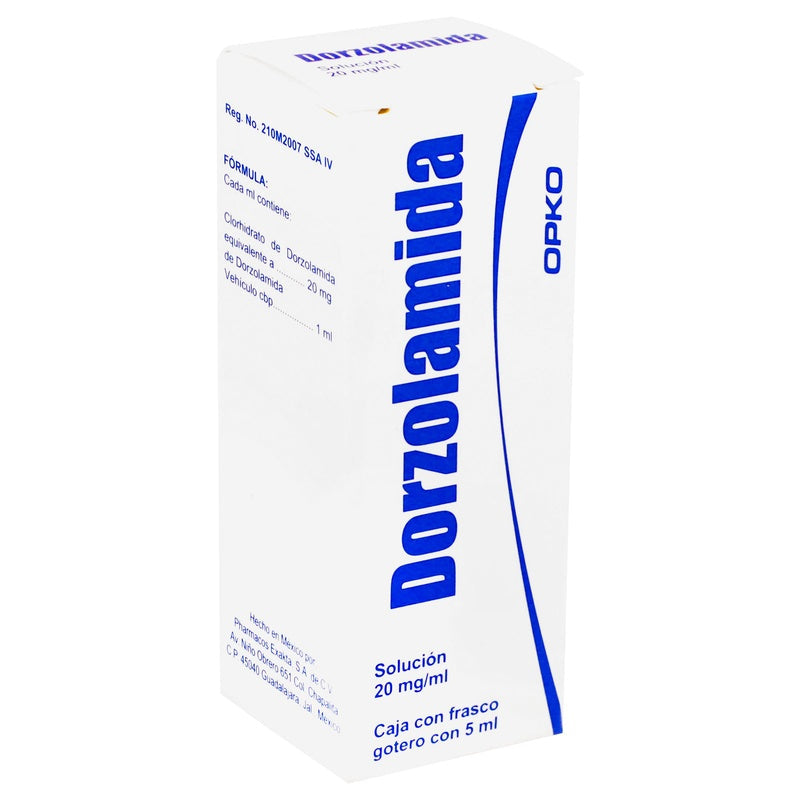 Dorzolamida 20 Mg / Ml 5 Ml Naranja Gotas Opko 0739 75050733 perfil 6