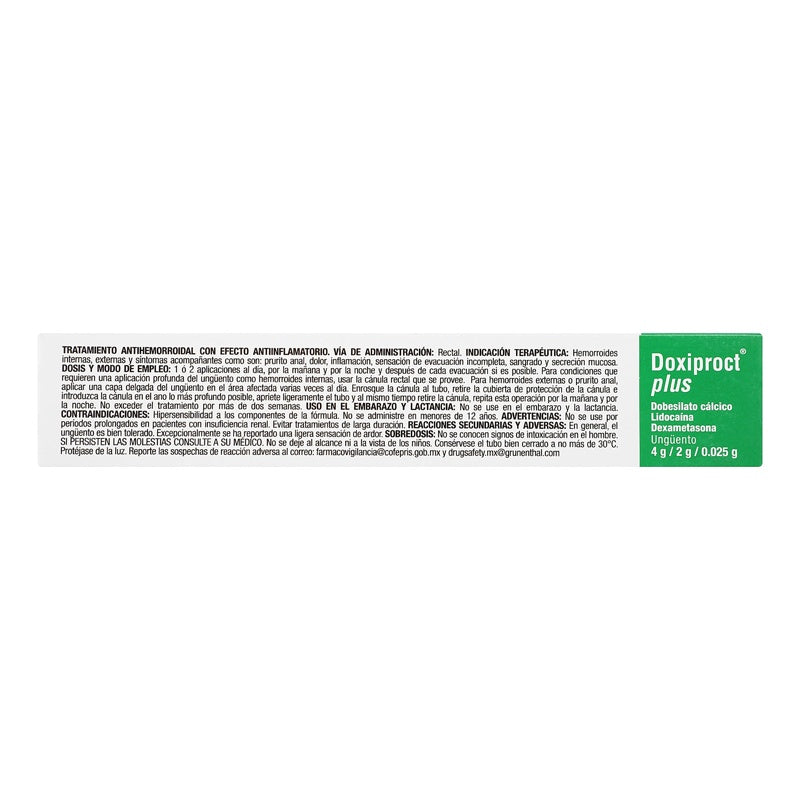 Doxiproct Plus 60 Gr Pomada