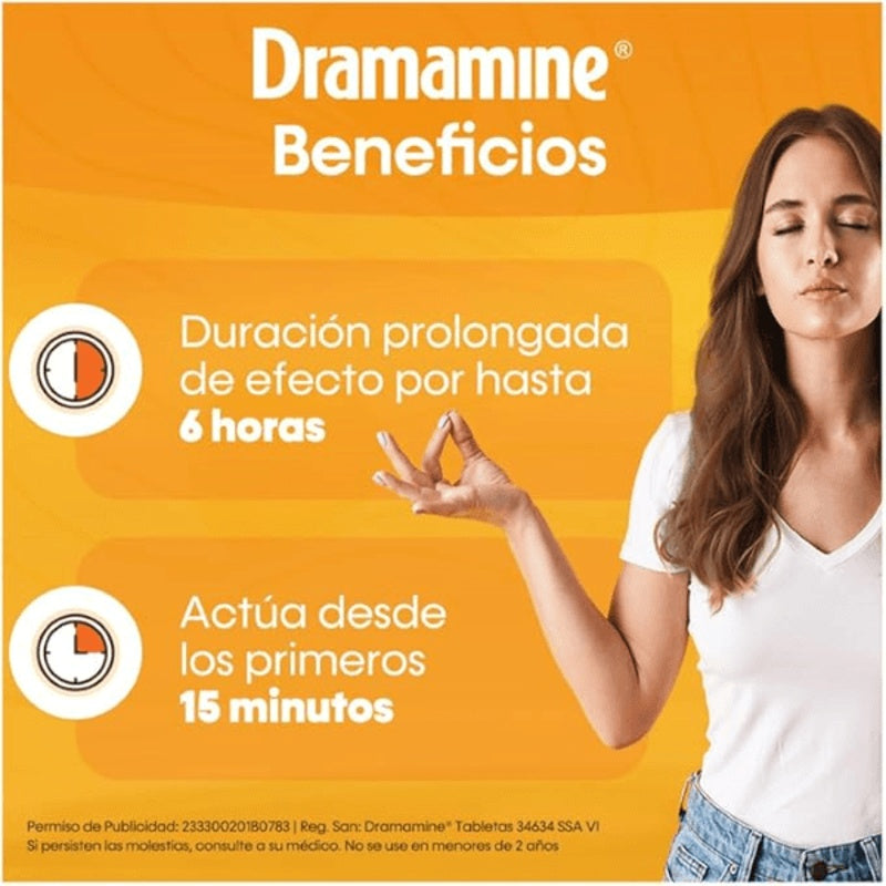 Dramamine 50 Mg Con 24 Tabletas 2363
