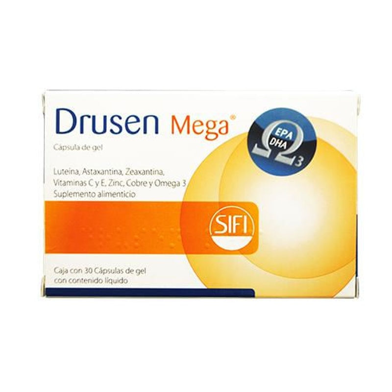 Drusen Mega 30 Capsulas Suplemento Alimenticio