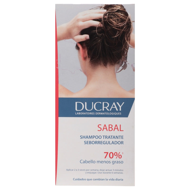 Ducray Sabal Shampoo Para Cabello Graso 200 Ml
