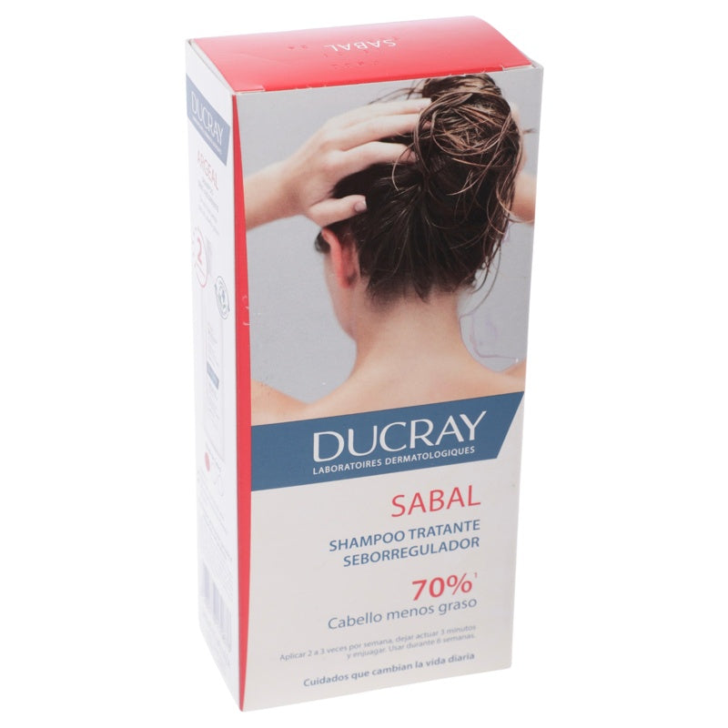 Ducray Sabal Shampoo Para Cabello Graso 200 Ml