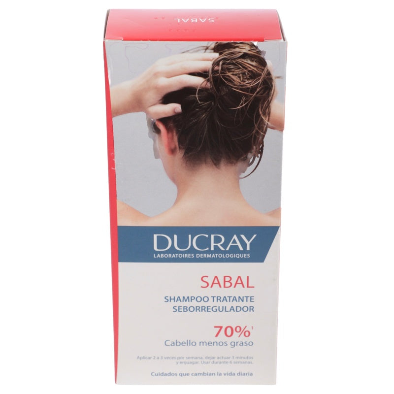 Ducray Sabal Shampoo Para Cabello Graso 200 Ml