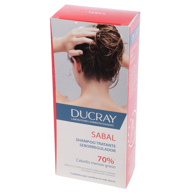 Ducray Sabal Shampoo Para Cabello Graso 200 Ml