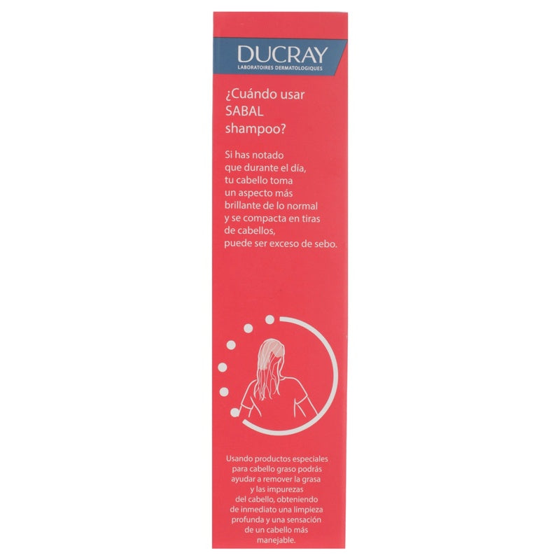 Ducray Sabal Shampoo Para Cabello Graso 200 Ml