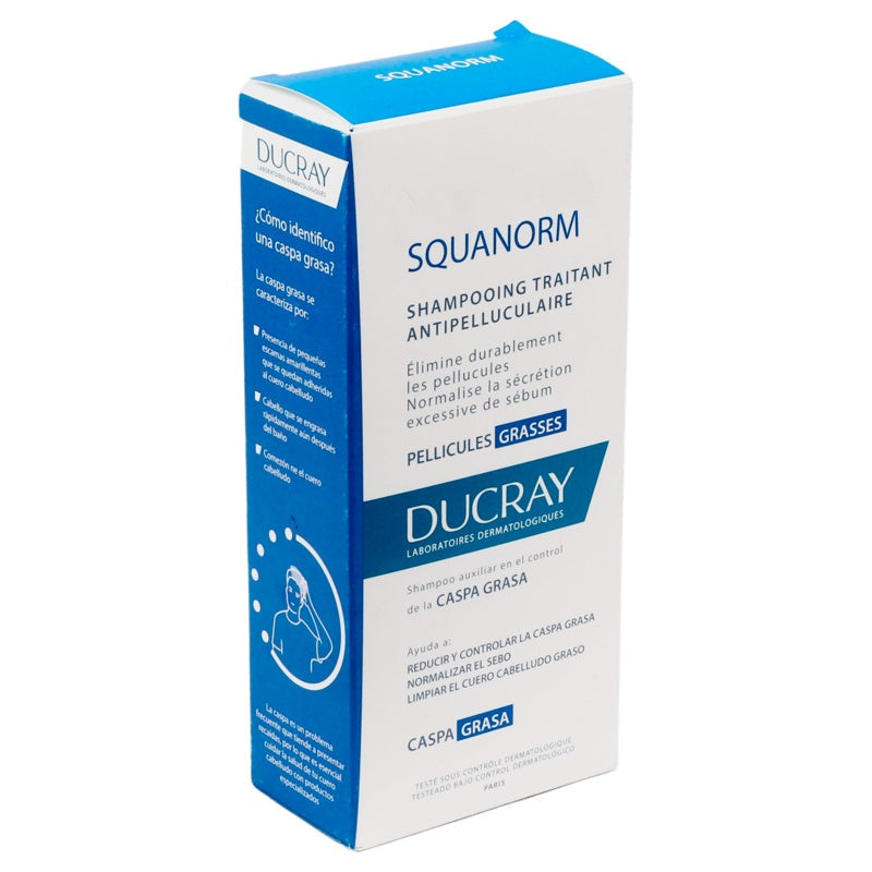 Ducray Squanorm Shampoo Caspa Gra 200 Ml