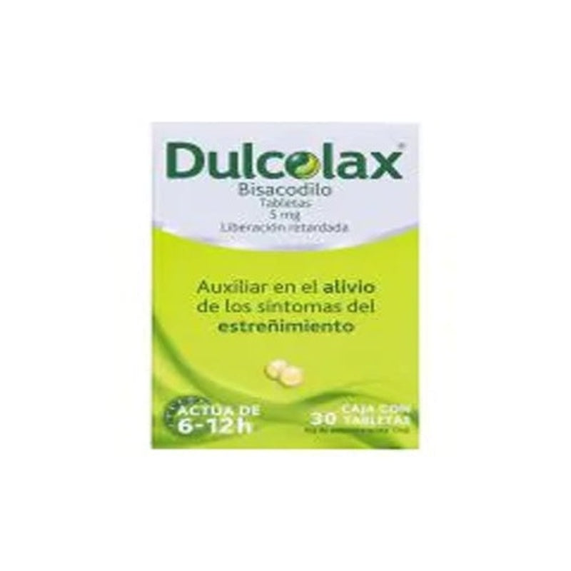 Dulcolax 5 Mg Con 30 Grageas 7501165011663