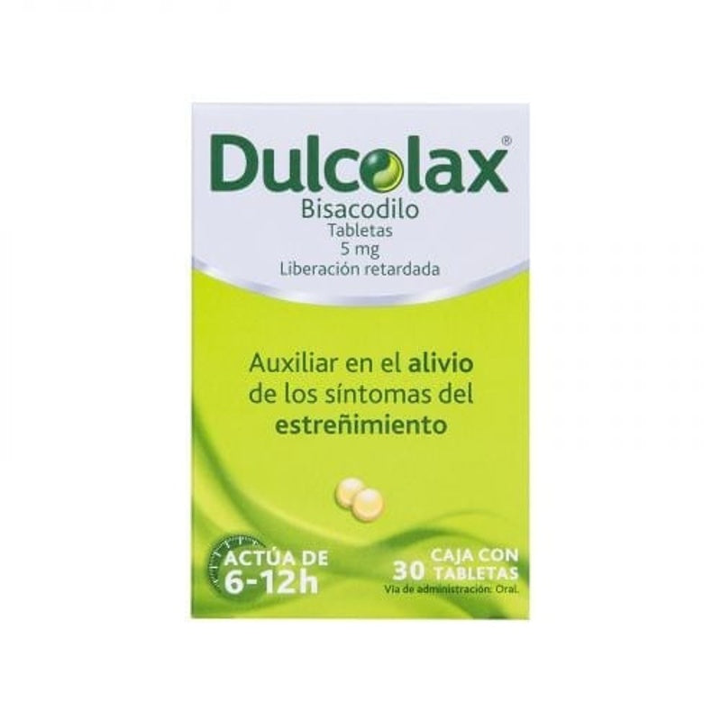 Dulcolax 5 Mg Con 30 Grageas