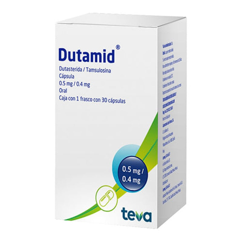 Dutamid 0.5 / 0.4 Mg Con 30 Capsulas