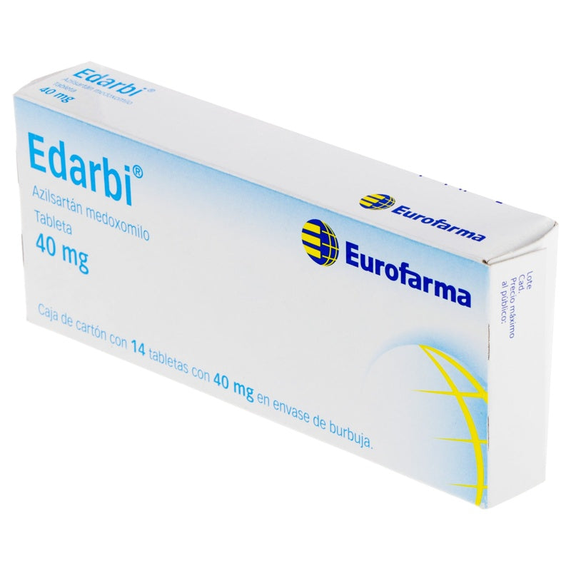 Edarbi 40 Mg Con 14 Tabletas