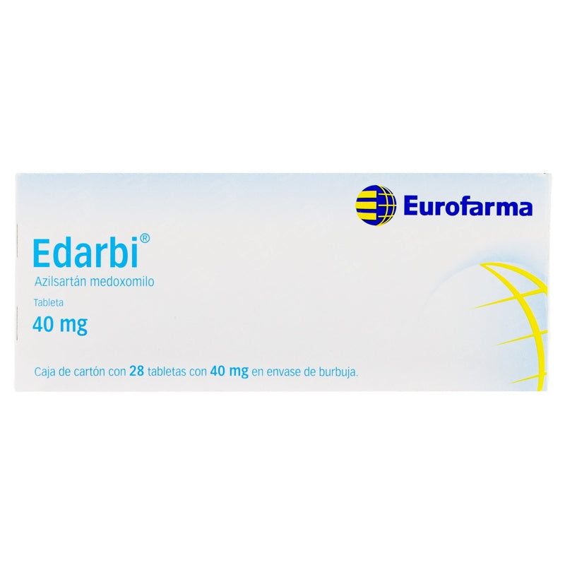 Edarbi 40 Mg Con 28 Tabletas