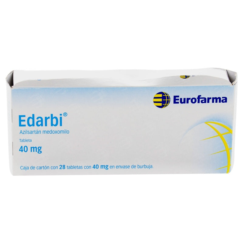 Edarbi 40 Mg Con 28 Tabletas
