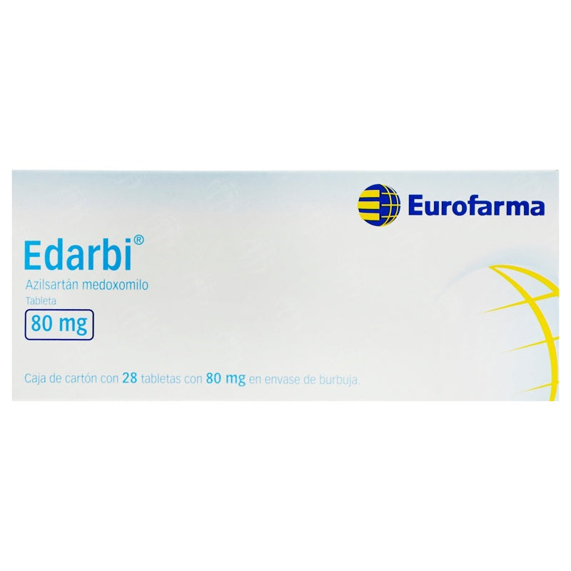 Edarbi 80 Mg Con 28 Tabletas