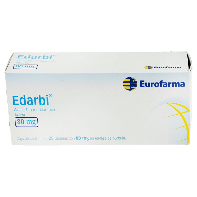 Edarbi 80 Mg Con 28 Tabletas