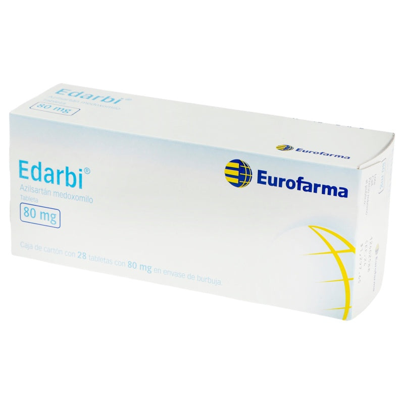 Edarbi 80 Mg Con 28 Tabletas
